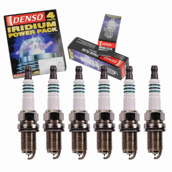6 pc DENSO 5348 Iridium Power Spark Plugs for 22401-1P117 22401-97E17 22401-97E67 98079-571-4H 98079-571-5H 98079-571-BH 98079-571-CH IK22G Ignition Wire Secondary Fits select: 2006-2011 HONDA CIVIC