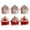 Multicolor, variant on 6pcs Christmas Small House Ornament Gift Set - Painted Christmas Tree Hanging Decorations, Colorful Festive Ornaments for Home & Party, Cute Gift Boxed Xmas Keepsakes, 1.6*3.5*1.2in, Multicolour
