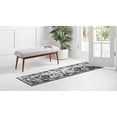 thumbnail image 5 of Unique Loom Sofia Collection Area Traditional Vintage Rug, French Inspired Perfect for All Home Décor, 2' 0 x 6' 7 Runner, Black/Gray, 5 of 5