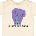 thumbnail image 4 of Inktastic I Love My Nana Elephant Purple Blue Boys Baby Bodysuit, 4 of 5