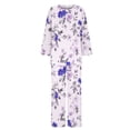 thumbnail image 5 of SnZhen Two Piece Sets for Women Women's Casual Printed Long Sleeved Round Neck Top With Pants Set, 5 of 5