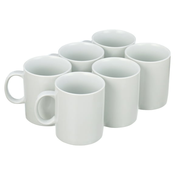 Amuse- Gourmet Professional Porcelain Mug- Set of 6- 11 oz.