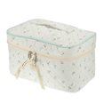 thumbnail image 1 of Bolsa de maquillaje Unique Bargains algodón cosméticos de viaje grande acolchada cereza bonita, 1 of 1