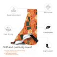 thumbnail image 3 of Daiia Ramen Noodle Soup Pattern Quick Dry Towel, Super Absorbent Travel Towel with Hanging Loop & Carabiner, Lightweight Compact Fast-Drying Microfiber Towel-31.5"x63", 3 of 8