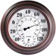 thumbnail image 1 of 20cm Retro Thermometer Hygrometer, Antique Iron Temperature And Humidity Shell Measuring Instrument, 1 of 5