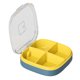 thumbnail image 1 of Naiovety Pastillero compacto con compartimentos, pequeña ocupación, fácil de clasificar, pastillero sin rebabas, portátil Almacenamiento y organización del hogar, 1 of 6