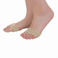 thumbnail image 4 of Jinswick Toe Topper Liner Socks Sponge Cushion No Show Women's Toeless Half Socks for High Heels Sandals Sling back 1Pack, 4 of 10