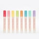 thumbnail image 3 of Juego de rotuladores líquidos en polvo de 8 colores para estudiantes, color macaron, que se pueden limpiar con un resaltador de vidrio soluble en agua, 3 of 5