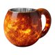 thumbnail image 2 of Colección de tazas planetarias | Tazas de café con temática espacial para amantes de la astronomía | Vasos de resina de 325 ml con revestimiento de acero inoxidable | Diseño del sistema solar | Caja, 2 of 4
