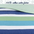 thumbnail image 4 of Porch & Den  Copenhaver Blue Stripe Cotton Reversible Quilt Bedding Set Twin 2 Piece, 4 of 5