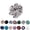 Gray, variant on 30 Momme Mulberry Silk Scrunchies for Women – Large Hair Ties for Curly Hair, Sleep & Ponytails – Soft, Gentle Hold
