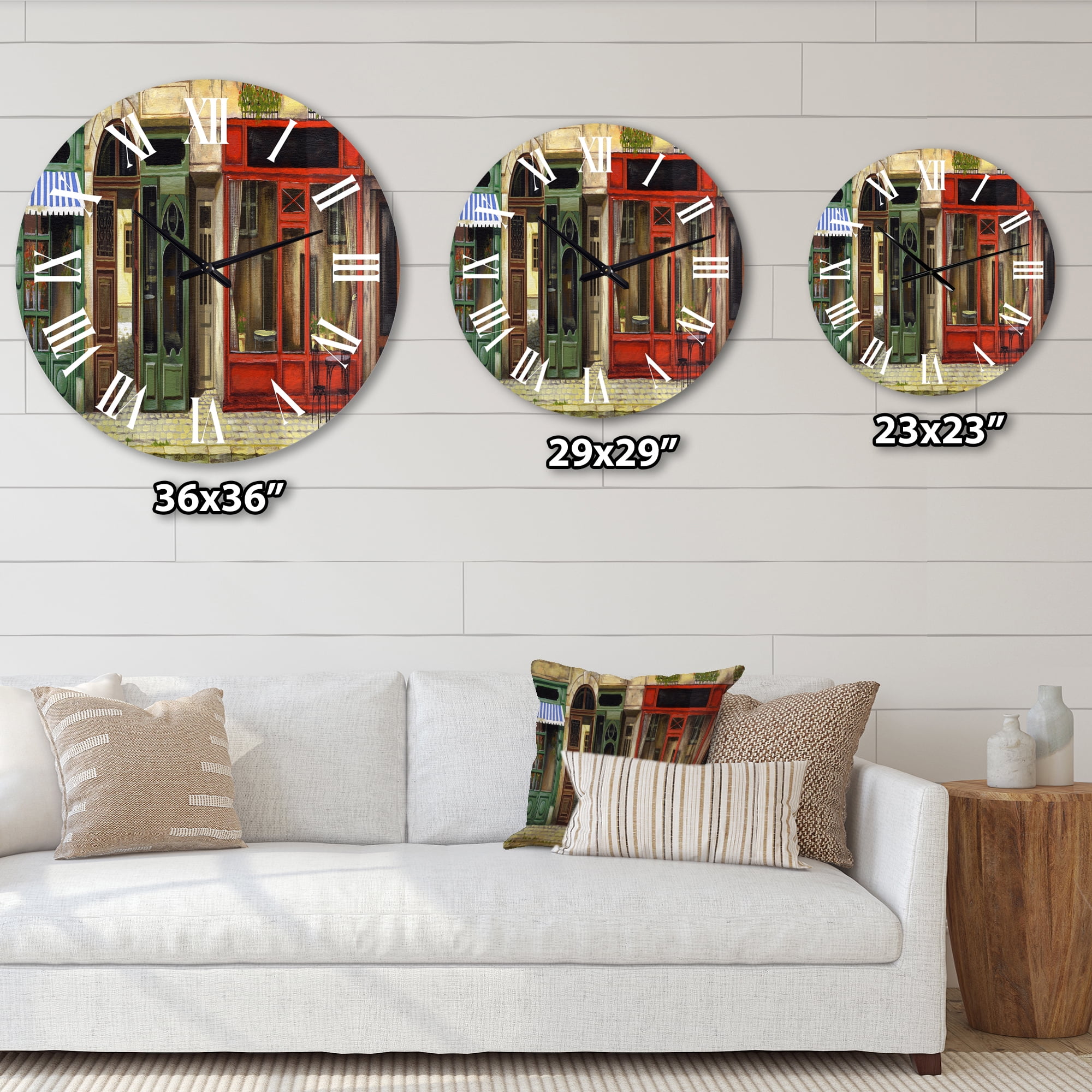 Designart 1 in French/Country Wall Clock