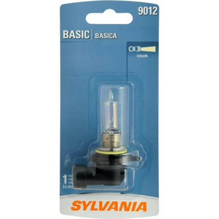 Sylvania 9012 Standard Halogen Headlight Bulb, Pack of