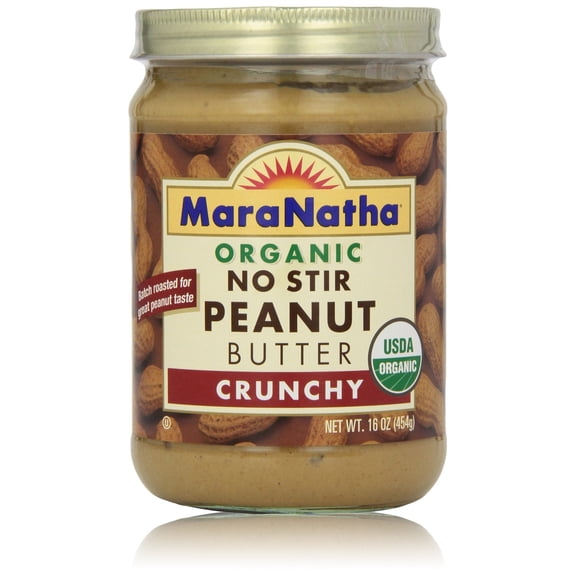 Maranatha Organic Crunchy No Stir Peanut Butter 16 Oz - Pack Of 6