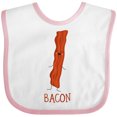 thumbnail image 3 of Inktastic Cute Kawaii Bacon Boys or Girls Baby Bib, 3 of 4
