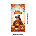 thumbnail image 5 of Colorful Theme Happy Thanksgiving Animal Character Autumn Leaves Banner for Fall Celebration Holiday Party Indoor Outdoor Decoration, 5 of 8