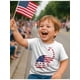 thumbnail image 4 of Mommy's Little Firecracker 4th of July Shirt for Kids - Toddler Girls & Boys Patriotic American Flag T-Shirt, 4 of 8