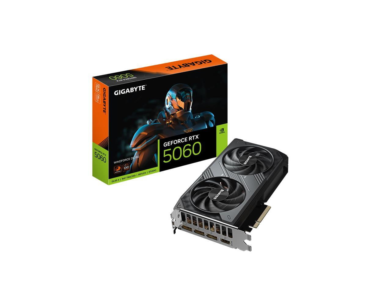 GIGABYTE NVIDIA GeForce RTX 5060 Graphic Card, 8 GB GDDR7