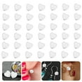 thumbnail image 4 of Miangastore Earring Backs Replacements Silicone Silver 100Pcs 0.2X0.16In, 4 of 9