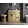 thumbnail image 2 of Elegant Kitchen and Bath Alden 36 Inch Single Bathroom Vanity In Honey Brown, 2 of 10