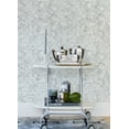 thumbnail image 4 of Rachel Zoe Silver Seraphina Peel & Stick Wallpaper, 4 of 7