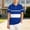 Blue, variant on Ynynloco Boys Short Sleeve Pique Shirts Kids Color Block School Uniform Golf Shirt Tops 5-15 Years
