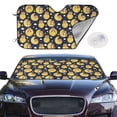 thumbnail image 2 of Haiem Moon Bear Car Windshield Sun Shade - Blocks UV Rays Sun Visor Protector, Sunshade to Keep Your Vehicle Cool, Universal Fit SUV Van Sedan-, 2 of 7