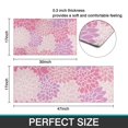 thumbnail image 7 of Pink Floral and Petal Pattern Kitchen Rugs Sets Of 2,Anti Fatigue Kitchen Mat Rugs Non Slip Washable,Decorative Kitchen Floor Mats for Kitchen,Sink,Laundry,17"x30"+17"x47", 7 of 7