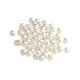 thumbnail image 3 of 100 cuentas con agujeros hechas a mano, bolas de abalorios, cuentas espaciadoras blancas para manualidades. 6mm, 3 of 9