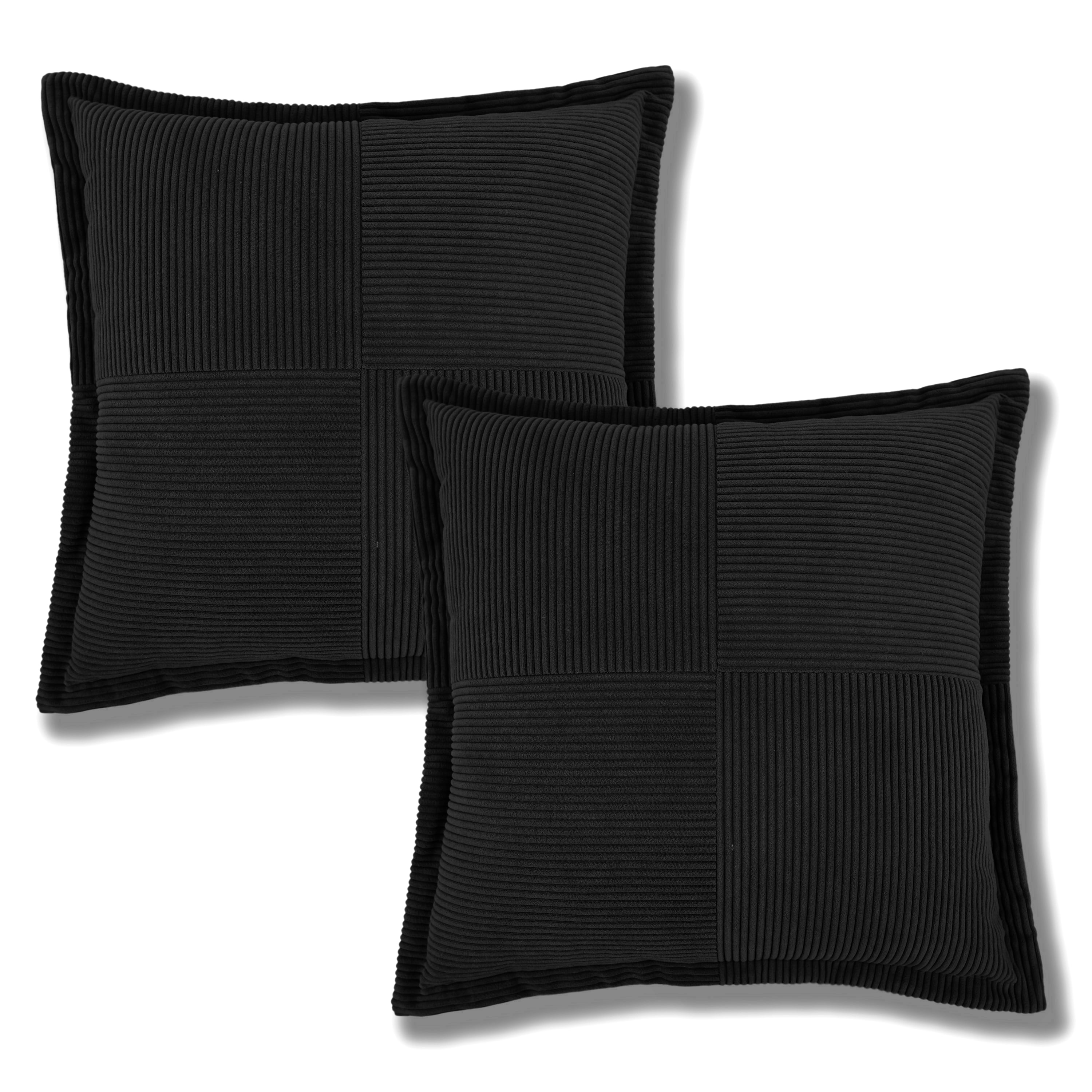 Mainstays Cord Vel 18" 2pk Blk Covers Only