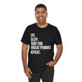 thumbnail image 5 of Eat Sleep. Sort for Wheat pennies repeat. funny Numismatist  Unisex T-shirt, 5 of 7