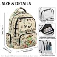 thumbnail image 6 of HUIACONG Cute Dinosaur Print School Backpack for Kids Age 5-14 Multi Pocket Sturdy Bookbag Adjustable Padded Straps Water Resistant Lightweight Backpack for School Daily Use, 6 of 7