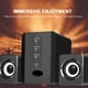 thumbnail image 3 of Bocina USB Irfora altavoces de reproductor de música estéreo bajo D-202 negro, 3 of 7