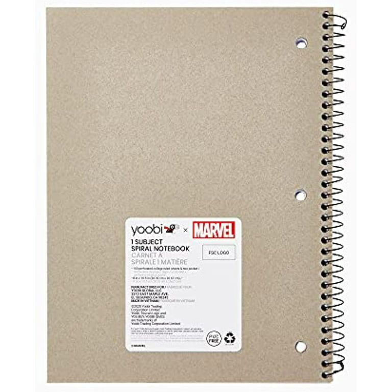 Spiral Notebook, 6 Pack – Yoobi