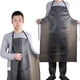 thumbnail image 2 of Delantal con peto ajustable unisex con textura de cuero de PVC con bolsillos para comedor comercial y cocina casera (M) JAMW Sencillez, 2 of 4