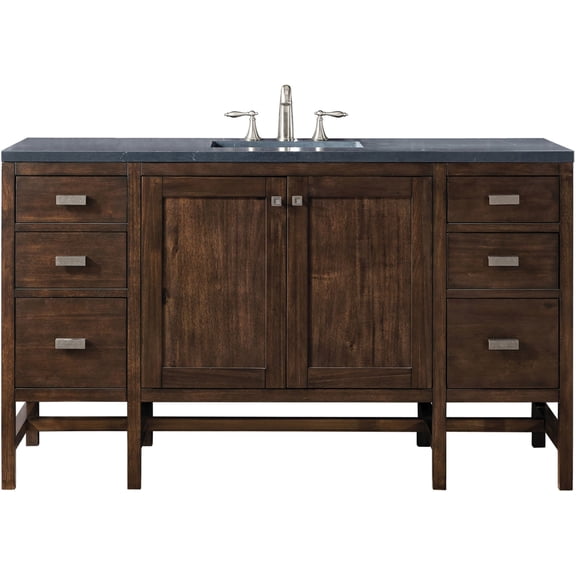 James Martin Vanities E444-V60s-3Csp Addison 60" Free Standing Single Basin Hardwood