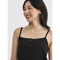 thumbnail image 4 of No Boundaries Jersey Sleep Henley Cami, Women's XXS-3X, 4 of 5
