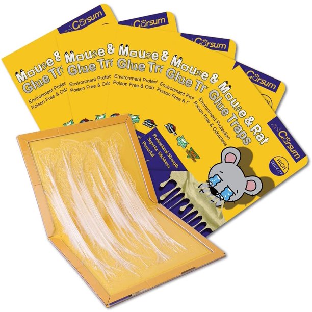 Mouse Trap 5 Pcs/Rat Trap,Sticky Traps for Mice,Large Rat Glue Pads