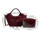 thumbnail image 4 of Bolso Bandolera para Mujer Con Correa Ajustable Cuero PU (rojo Vino), 4 of 7