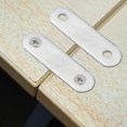 thumbnail image 4 of 10 Pcs Stainless Steel Straight Repair Flat Straight Fixing Straight Brackets, 4 of 8