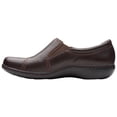 thumbnail image 4 of Zapatos Clarks Ashland Effie Mocasín de Cuero Marrón Oscuro Talla 8, 4 of 7