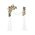 thumbnail image 2 of Bearachild Lugar de la boda Flores de seda y cortinas de de gasa equipadas con correas ajustables con cremallera y capas ricas Kits de decoración para fiestas A10, 2 of 6