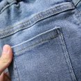 thumbnail image 5 of LYHaoo Girls' Denim Flared Pants For Kids 2025 Spring Arrival Slim Fit Long Pants For Children 3 13 Girls Pants Sizes 110 Blue, 5 of 6