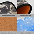 thumbnail image 7 of Cartoon Pug Dog Printing Kitchen Mat Set of 2 Cushioned Non Slip Rugs for Bedroom Floor Runner Mats, 7 of 7