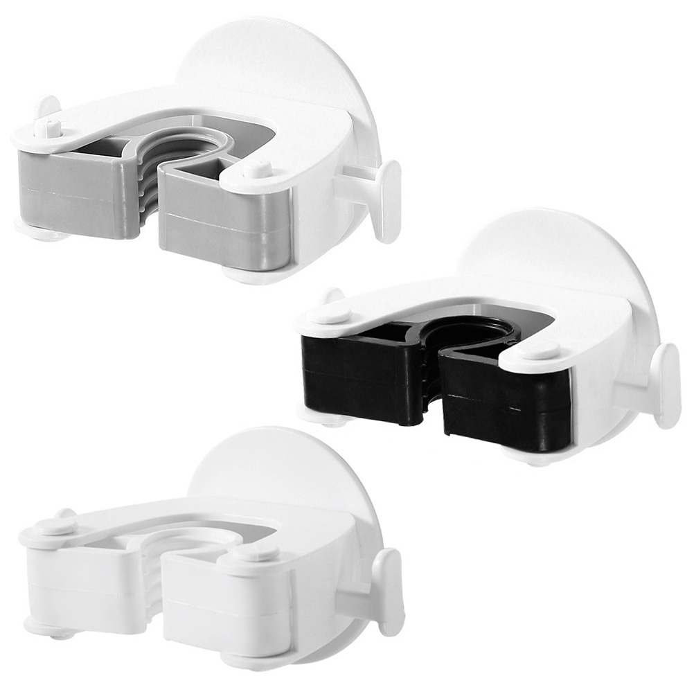 Wall Broom Organizer Mop Rack Adhesive Storage Hook Brooms Saving Tool