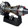 thumbnail image 5 of Turbofan Model TR900 Adjustable Speed Aircraft Turbojet Engine with Light, Simulation Aero Engine Mechanical Science Education Toy Gift Decor for Adult, 28cm (Assembly Version), 5 of 6