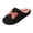 Black, variant on Womens House Bow Slippers for Bedroom Elastic Comfy Retro Memory Foam Fuzzy Soft Plush Anti-Skid Sole Lined Winter Wool Warm Indoor Outdoor Home Slip-On Bow Shoes, Black, 36