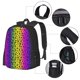 thumbnail image 2 of Easygdp Animal Paw Rainbow Mochila de Gran Capacidad Minimalista Ideal para Escuela, Viajes y Uso Diario, 2 of 6