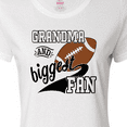thumbnail image 4 of Inktastic Grandma and Biggest Fan- Football Player Women's T-Shirt, 4 of 5