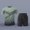 Green, variant on Men's Shirt and Shorts Gym Set 2 Piece Outfits Fashion Summer Tracksuits Casual Sportwear Set Big and Tall Size M-5XL White